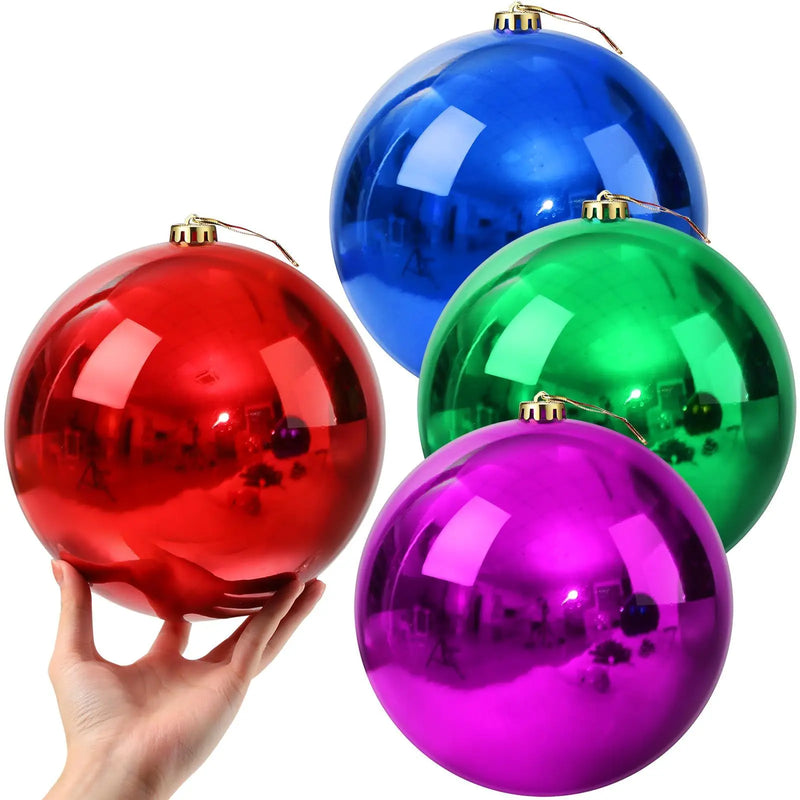 Bolas Decorativas de Natal – 15cm (Cores Variadas)